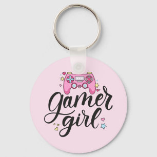 Gamer Girl Key Ring