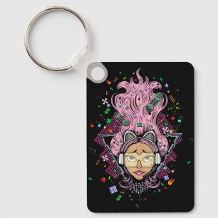 Gamer Girl Key Ring