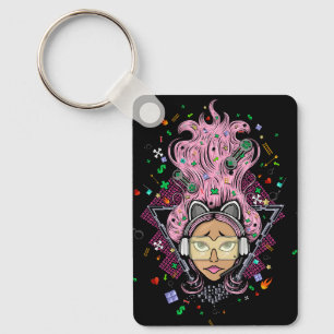 Gamer Girl Key Ring