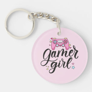 Gamer Girl Key Ring