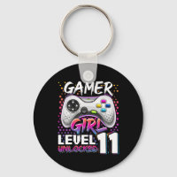 Gamer Girl Level 11 Unlocked Video Game 11th Birth