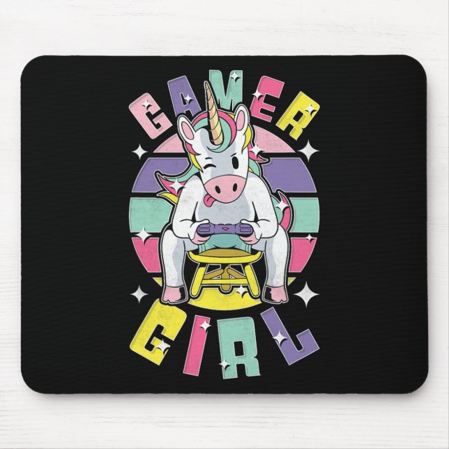 Gamer Girl  Mouse Pad (Front)