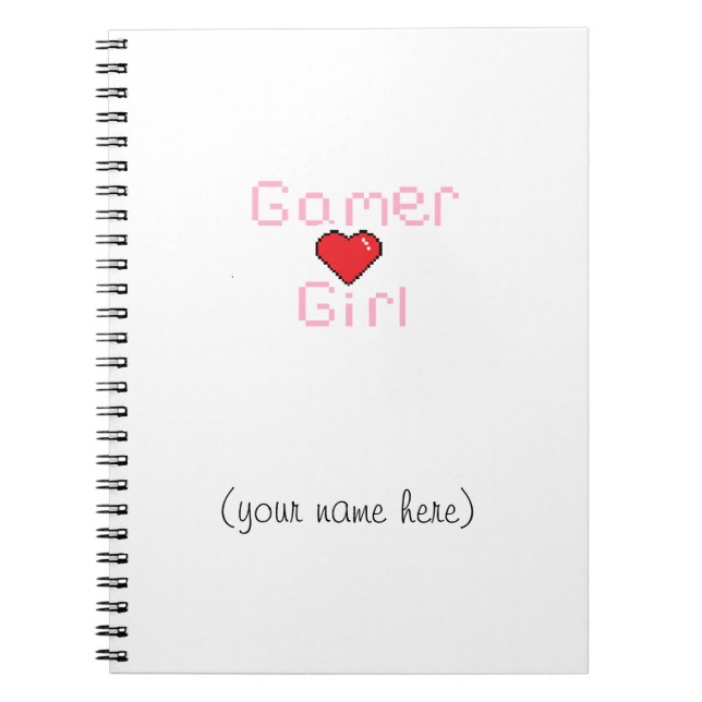 Gamer Girl Notebook (Front)