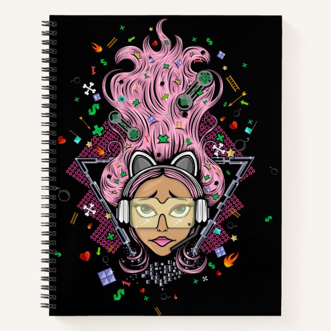 Gamer Girl Notebook (Front)