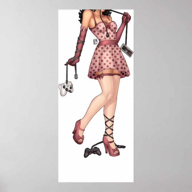 Gamer Girl Poster (Front)