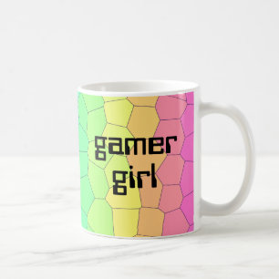 Gamer Girl Rainbow Coffee Mug