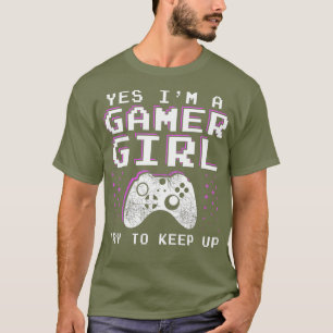 Gamer Girl Stuff Gifts for Teens Funny Video T-Shirt