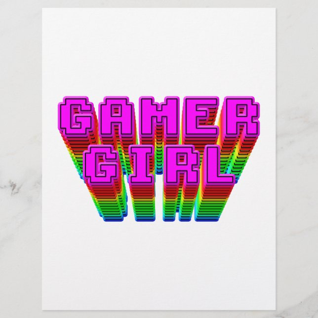 Gamer Girl Text (Front)