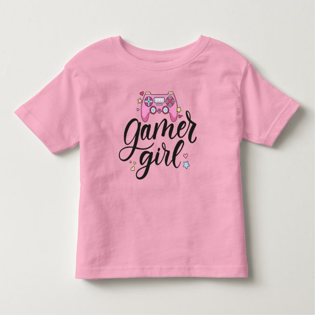 Gamer Girl Toddler T-Shirt (Front)