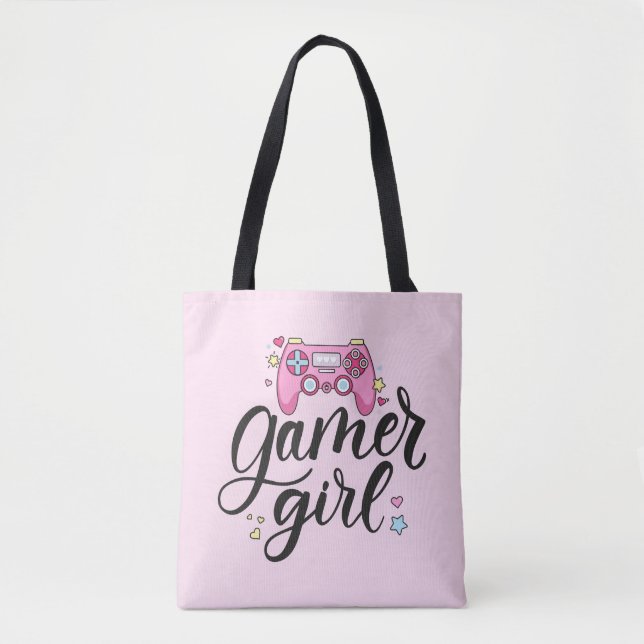 Gamer Girl Tote Bag (Front)