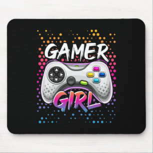 Gamer Girl Video Game Controller Gaming Birthday G Mouse Pad