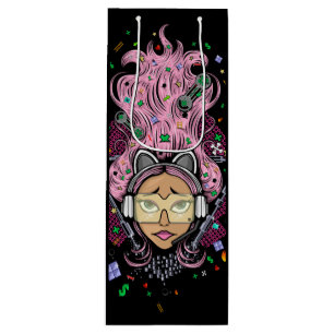 Gamer Girl Wine Gift Bag