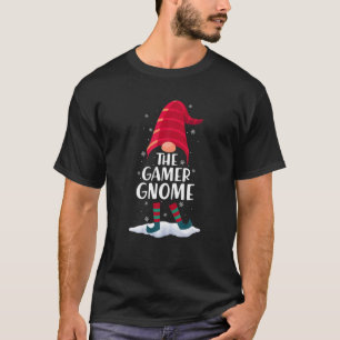Gamer Gnome Family Matching Group Christmas Outfit T-Shirt