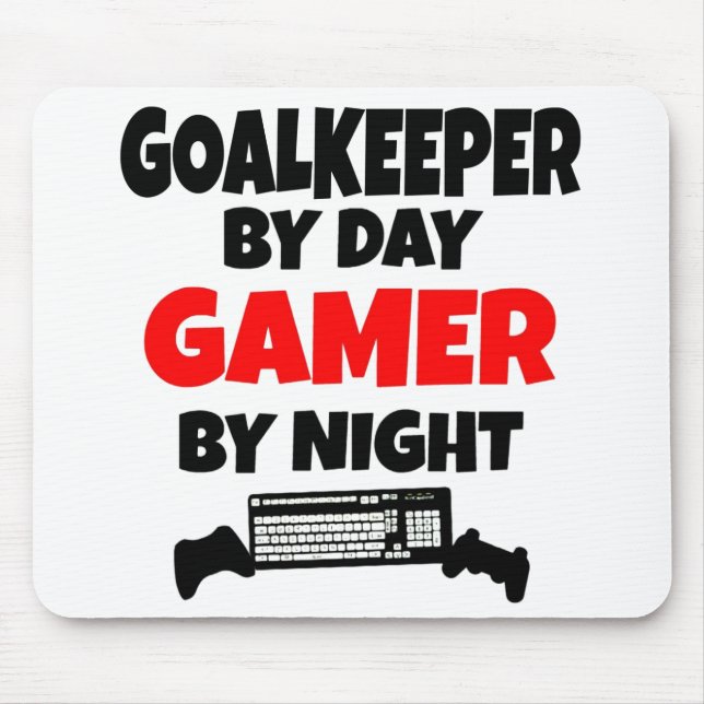 Gamer Goalkeeper Mouse Pad (Front)