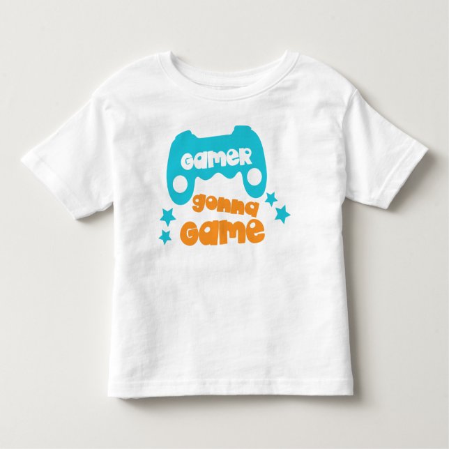 Gamer Gonna Game, Video Game, Joystick, Joypad Toddler T-Shirt (Front)