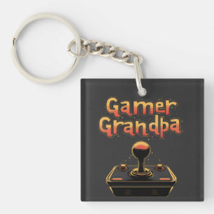 Gamer Grandpa Key Ring