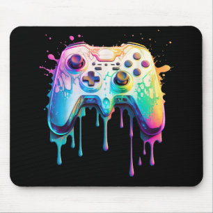 Gamer Graphic Video Game - Colourful Video Game Lo Mouse Pad