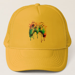 Gamer Graphic Video Game - Colourful Video Game Lo Trucker Hat
