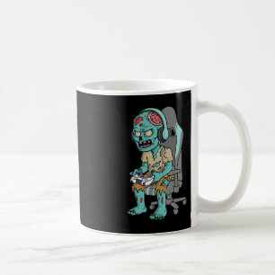 Gamer Halloween Zombie Scary Gaming Boys Kids Teen Coffee Mug