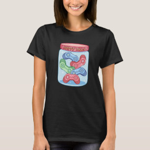 Gamer Happy Pills Sticker T-Shirt