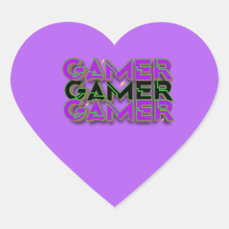 Gamer Heart Sticker