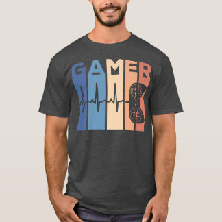 Gamer Heartbeat For Etreme Video Game Players  T-Shirt