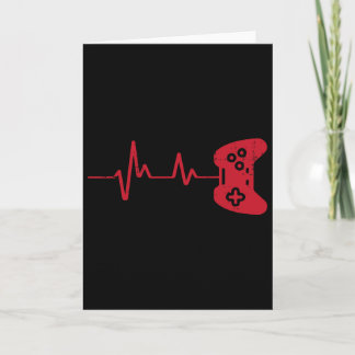 Gamer Heartbeat Game Controller Gaming Boys Kids M Card