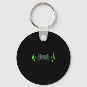 Gamer Heartbeat Gaming Video Games Boys Girls Teen Key Ring