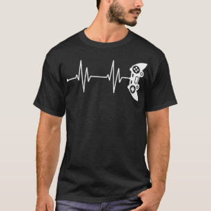 Gamer Heartbeat Gift For Video Game Lover Video G T-Shirt