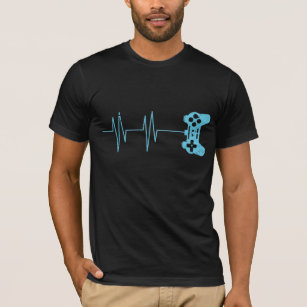 Gamer Heartbeat T-Shirt Video Game Lover Gift