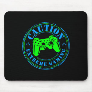Gamer Heartbeat Video Game On Lover Extreme Gaming Mouse Pad