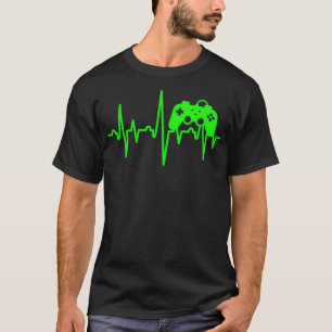 Gamer Heartbeat  Video Game Players  _2  T-Shirt