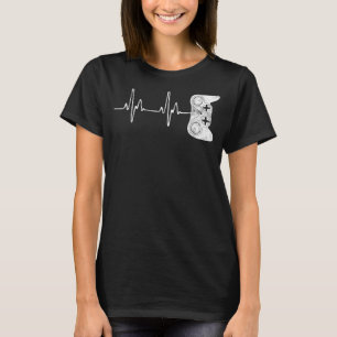 Gamer Heartbeat  Video Game T-Shirt