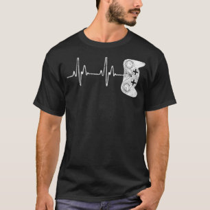 Gamer Heartbeat  Video Game T-Shirt