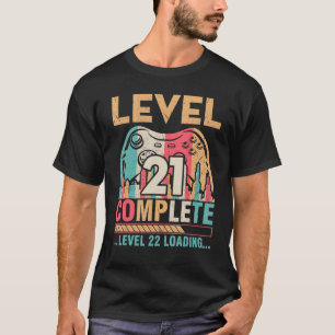 Gamer Husband Wife Marry Level 21 Complete Level 2 T-Shirt