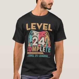 Gamer Husband Wife Marry Level 24 Complete Level 2 T-Shirt
