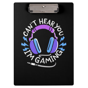 Gamer I Am Gaming Clipboard