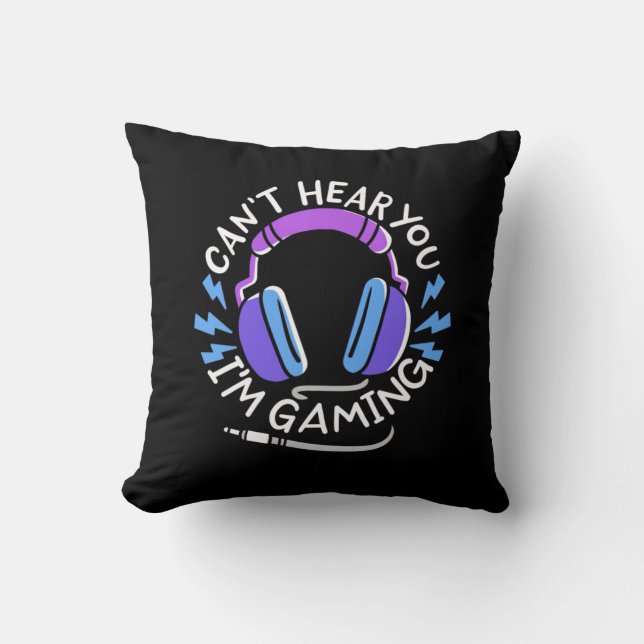 Gamer I Am Gaming Cushion (Front)