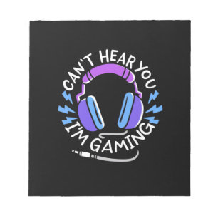 Gamer I Am Gaming Notepad