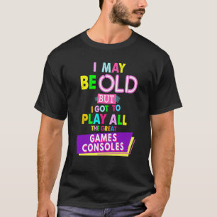 Gamer Idea For Women & 90s Fancy Dress Older Gamer T-Shirt