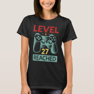 Gamer Level 27 Reached 27th Birthday 1 T-Shirt