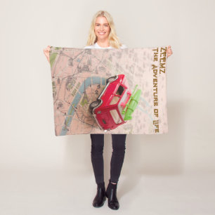 Gamer Life Adventure with Zeemz TTRPG Tabletop Fleece Blanket