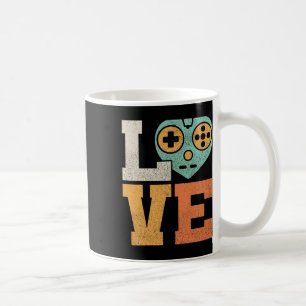 Gamer Love Outfit Vintage Video Game Costume Retro Coffee Mug