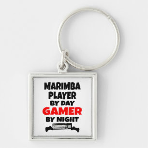 Gamer Marimba Player Key Ring
