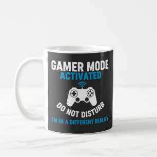 Gamer Mode Activated Funny Gaming Quote Design Coffee Mug