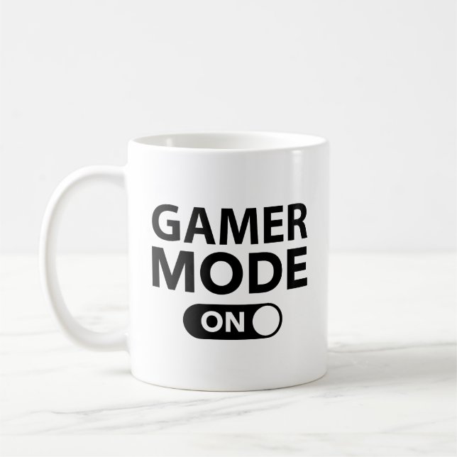 Gamer Mode On Coffee Mug (Left)