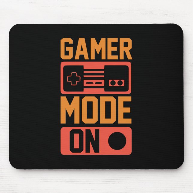 Gamer Mode On Mouse Pad (Front)