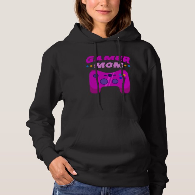 Gamer Mom Apparel Womens Video Game 1 Hoodie (Front)