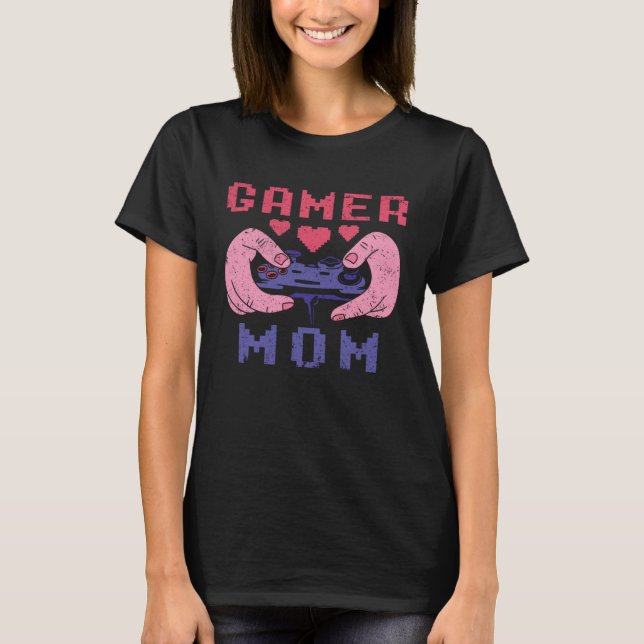 Gamer Mom Apparel Womens Video Game T-Shirt (Front)