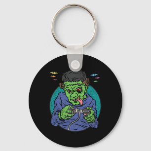 Gamer Monster Halloween Costume Gaming Video-game Key Ring